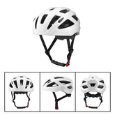 White Ultra-Light Adult Cycling Helmet - CE & CPSC Certified, In-Mold Safety for Road & Mountain Biking