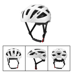 White Ultra-Light Adult Cycling Helmet - CE & CPSC Certified, In-Mold Safety for Road & Mountain Biking