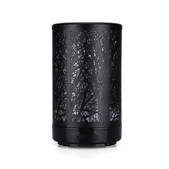 Black Forest Design Iron Essential Oil Diffuser - 7 Color LED Ultrasonic Cool Mist Humidifier 100ml