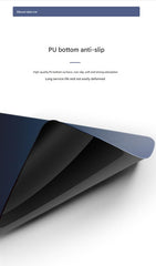 Beige Premium Large Silicone Mouse Pad - Non-Slip, 600x300mm for Office and Gaming