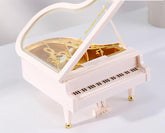 Classical Grand Piano Music Box with Dancing Ballerina(Regular version - white)