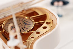 Classical Grand Piano Music Box with Dancing Ballerina(Regular version - black)