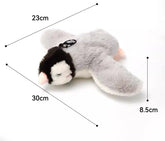 Interactive Flapping Wing Bird Toy for Cats & Dogs,Motion Activated with Sound(Milo Gray Penguin)