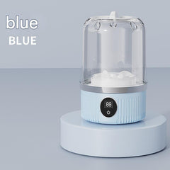 Blue Travel-Friendly Mini Washing Machine - USB Powered, Automatic, for Small Loads
