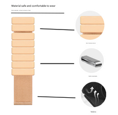 Light Orange Premium Adjustable Silicone Wrist & Ankle Weights (1lb Each, 2lb Pair) - Waterproof & Sweatproof for Enhanced Yoga, Running & Fitness Workouts