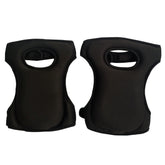 Black Adjustable Gardening Knee Pads - Comfortable Neoprene Knee Protectors for Weeding & Outdoor Work