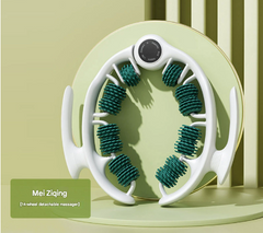 Green Ergonomic U-Shape Leg Roller 360 Degree Massager for Muscle Relief Fitness Yoga