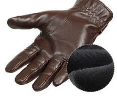 M Black Premium Men's Genuine Sheepskin Leather Driving & Cycling Gloves
