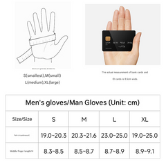 XL Brown Premium Men's Genuine Sheepskin Leather Driving & Cycling Gloves