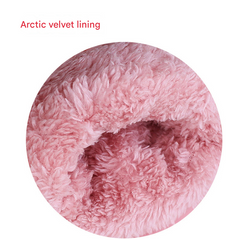 Pink Women's Warm Winter Ski Gloves - Waterproof & Windproof Touchscreen Gloves for Snow Sports