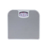 Light Gray Classic Mechanical Bathroom Scale - Battery-Free Analog Body Weight Scale with Non-Slip Platform