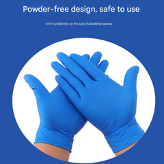 100 Pairs Black Premium Disposable Nitrile Gloves - Powder-Free & Extra Durable for Multi-Purpose Use(L)