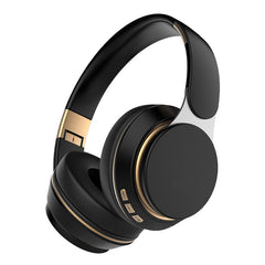 Wireless Bluetooth 5.0 Over-Ear Headphones - HIFI Deep Bass, Foldable Design, 10Hr Playtime(black)