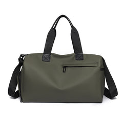 Large Capacity Travel Duffel Bag with Shoe Compartment & Wet Pocket - Multi-Purpose Gym & Weekend Bag(Green)
