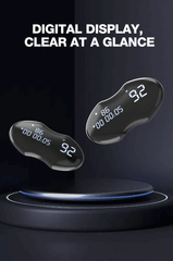 Smart Fitness Heart Rate Monitor Chest Strap with Data Display - IP67 Waterproof, Rechargeable, BLE & ANT+(black)