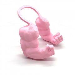 2pc Hilarious Muscle Arm Pet Costume Prop - Funny Novelty Arms for Cats & Small Dogs(pink)