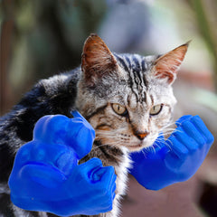 2pc Hilarious Muscle Arm Pet Costume Prop - Funny Novelty Arms for Cats & Small Dogs(pink)