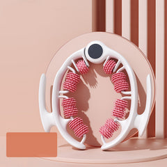 Pink U-Shape 360 Degree Massage Roller - Multi-Functional Leg, Arm & Neck Massager for Muscle Relief & Recovery