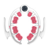 Pink U-Shape 360 Degree Massage Roller - Multi-Functional Leg, Arm & Neck Massager for Muscle Relief & Recovery