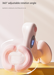 Purple Smart Kegel & Thigh Master with Digital Counter - Adjustable Pelvic Floor Trainer for Women's Home Workout