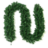 Classic Green Lush Artificial Christmas Garland - 2.7m Green Pine Vine with 280 Tips for Holiday Decor