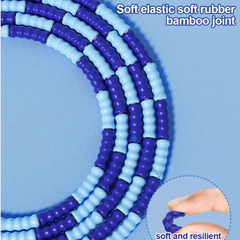 10 Pcs Purple Soft Beaded Jump Ropes, Tangle-Free Beaded Jump Rope - Adjustable Segmented Skipping Rope for Kids & Adults Fitness