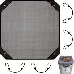 2-Pack Ventilated Resin Mesh Outdoor Air Conditioner Cover(71x71cm / 28x28inch) - Anti-Sun Heat Reduction AC Unit Net for Exterior Use