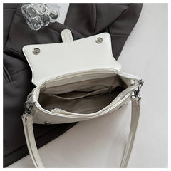 Womens Classic Baguette Shoulder Bag Soft PU Leather Underarm Purse with Adjustable Strap Crossbody Handbag Minimalist 90s Style Beige