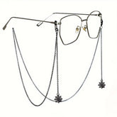 Black Spider Web Eyewear Chain 70cm Anti-Slip Glasses Strap Gothic Web Pendant Sunglasses Holder for Women