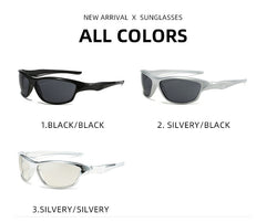 3-Pack Retro Oval Sports Sunglasses - Lightweight UV400 Protection Trendy Sun Glasses for Cycling, Hiking & Streetwear