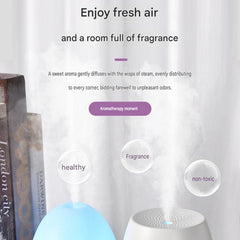 White Bud-shaped aroma diffuser 150ml Ultrasonic Aroma Diffuser Humidifier with Night Light – Essential Oil Fragrance Diffuser for Bedroom, Living Room, Office & Bathroom