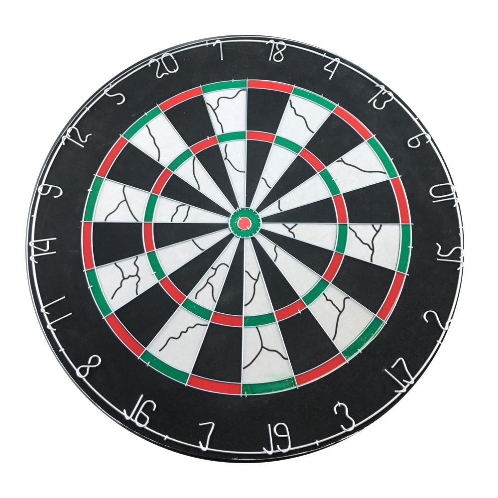 Durable Part Printing 18" Two Side Dart Board+6 Darts Steel Wire Inlay