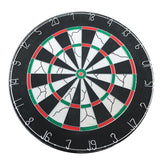 Durable Part Printing 18" Two Side Dart Board+6 Darts Steel Wire Inlay
