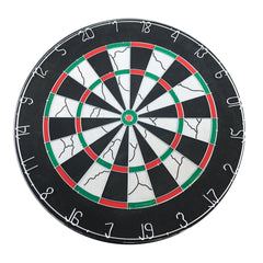 Durable Part Printing 18" Two Side Dart Board+6 Darts Steel Wire Inlay