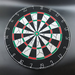 Durable Part Printing 18" Two Side Dart Board+6 Darts Steel Wire Inlay
