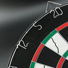 Durable Part Printing 18" Two Side Dart Board+6 Darts Steel Wire Inlay