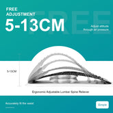 Adjustable Air Lumbar Spine Reliever – Inflatable Back Stretcher with Acupressure & Magnets