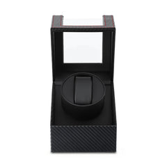 Embellir Watch Winder Box Automatic Single Quiet Carbon Fibre Black