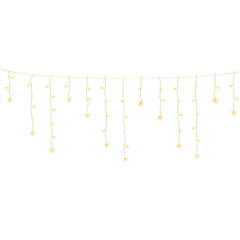 160 LED 6M Christmas Lights Icicle Light Solar Warm Jingle Jollys