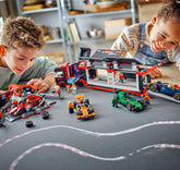LEGO City F1 Truck with RB20 & AMR24 F1 Cars Toy Racing Transporter Set 60445