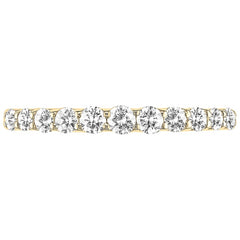 18KT Yellow Gold Round Brilliant Cut 0.45ctw Diamond Ring