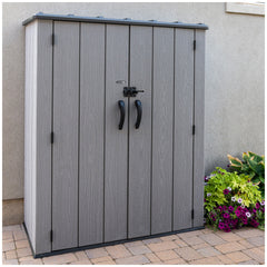 Lifetime Vertical Shed With Shelves