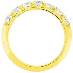 18KT Yellow Gold 1.03ctw Round Diamond Bridal Band