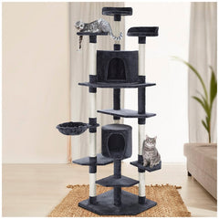 i.Pet Cat Tree Cat Scratching Post 203cm Grey