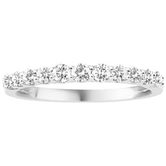 18KT White Gold Round 0.45ctw Diamond Ring
