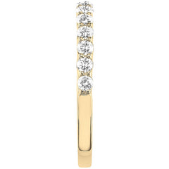 18KT Yellow Gold Round Brilliant Cut 0.45ctw Diamond Ring