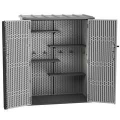 Lifetime Vertical Shed With Shelves