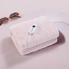Dreamaker Teddy Fleece Heated Throw