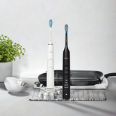 Philips Sonicare DiamondClean 9000 Black And White Electric Toothbrush 2 Pack HX9914/60