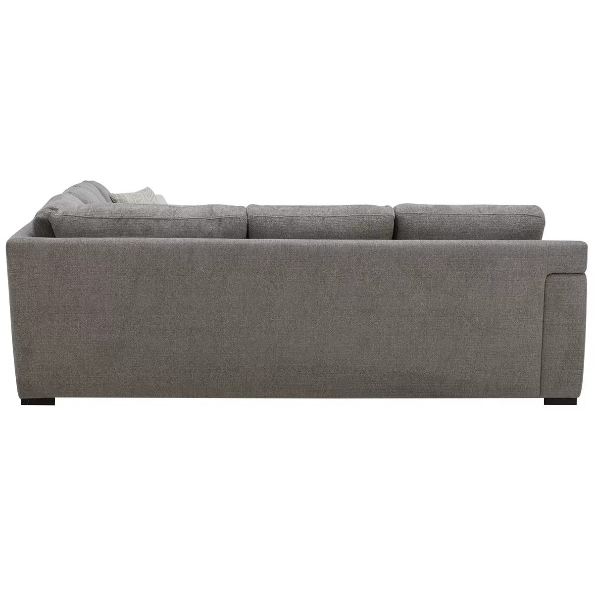 Gilman Creek Fabric Sectional With Ottoman And 6 Pillows 4 Piece